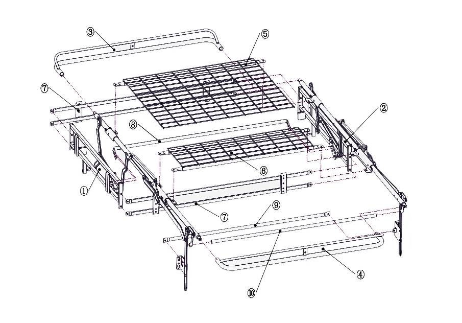 Come assemblare il meccanismo del divano letto girevole parzialmente assemblato