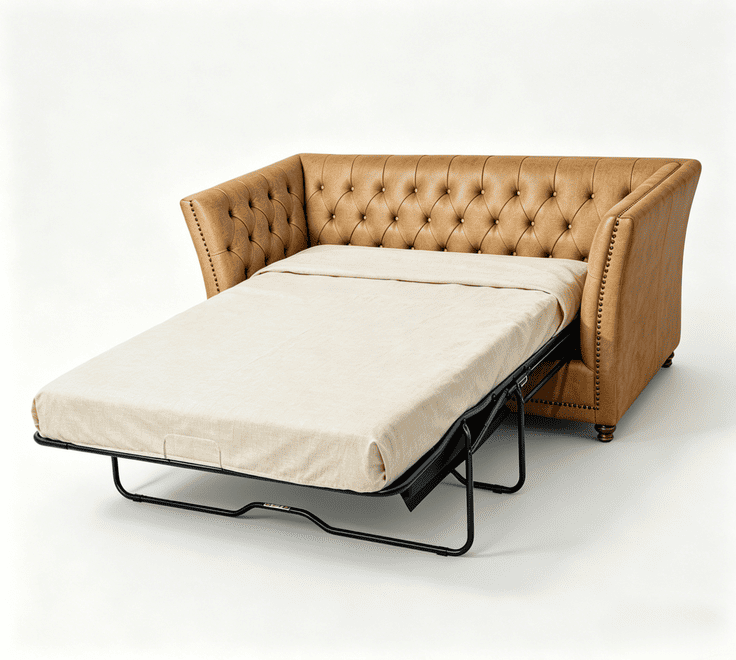 Meccanismo per divano letto a 2 pieghe per la notte